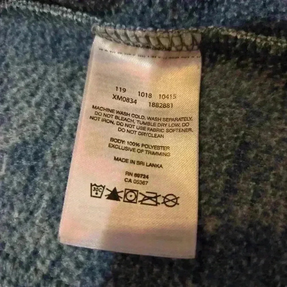 Columbia Sportswear Men's Zip-up Jacket Blue Size Large #058 - Picture 8 of 8